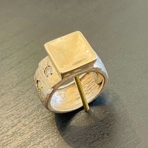 Hand Made Silver & Gold Ring